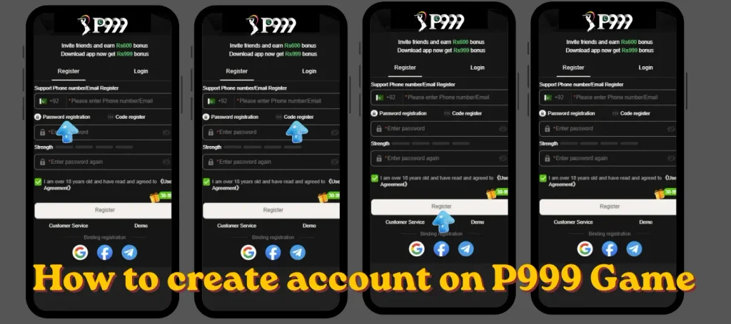 How to Register on P999