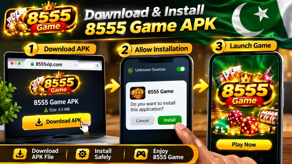 How to Download and Install 8555 Game APK