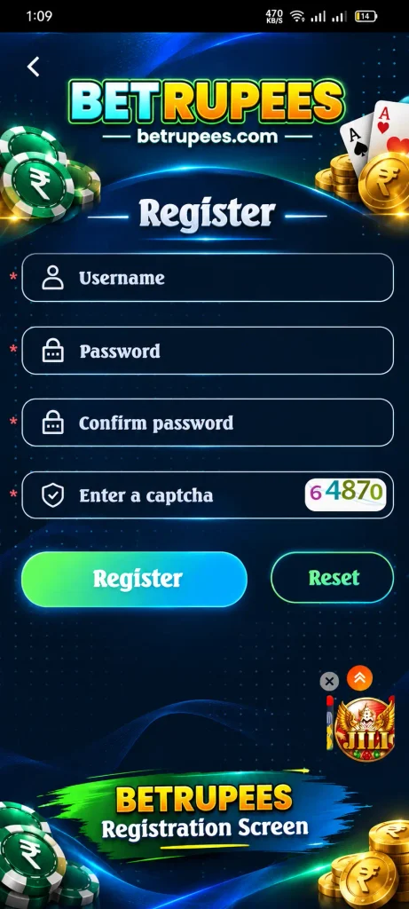 Creating Your BetRupees Account