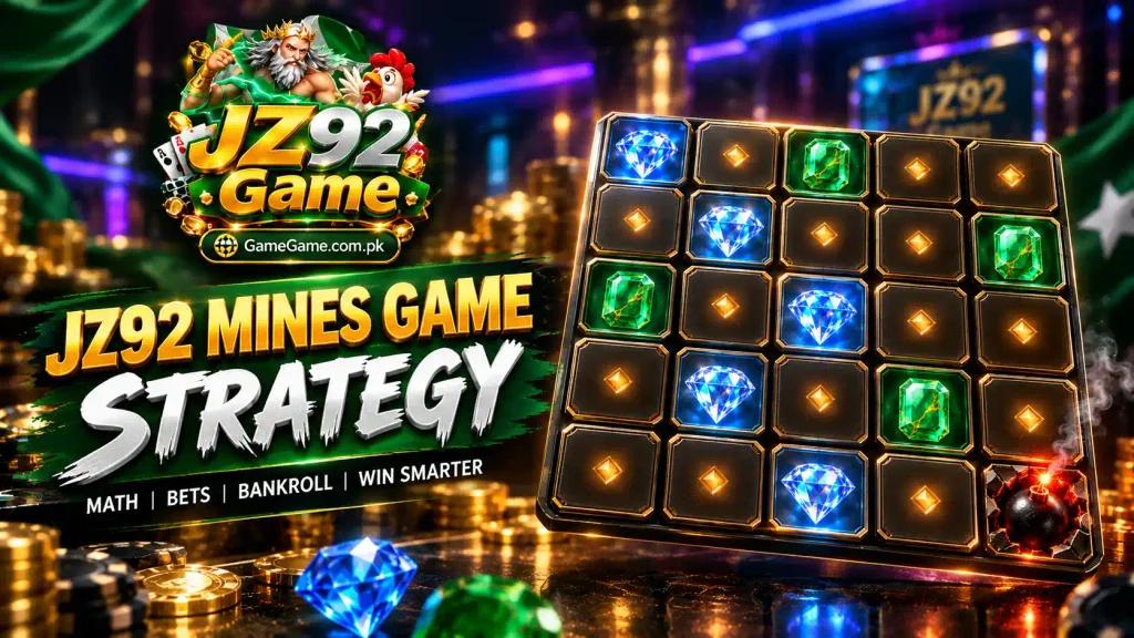 JZ92 Mines Games pro tips and strategy guide with Mines grid, multiplier, bets, and bankroll management