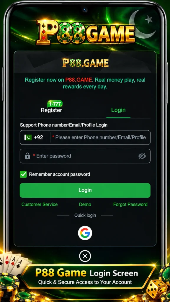 ad786 game login screen